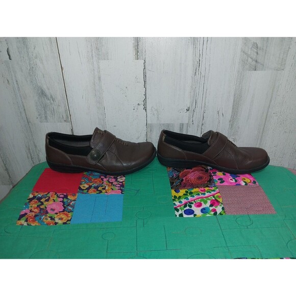 Abeo Slip On Loafer Brown Leather Smart System Comfort 3540 Size 8.5 - Picture 4 of 10